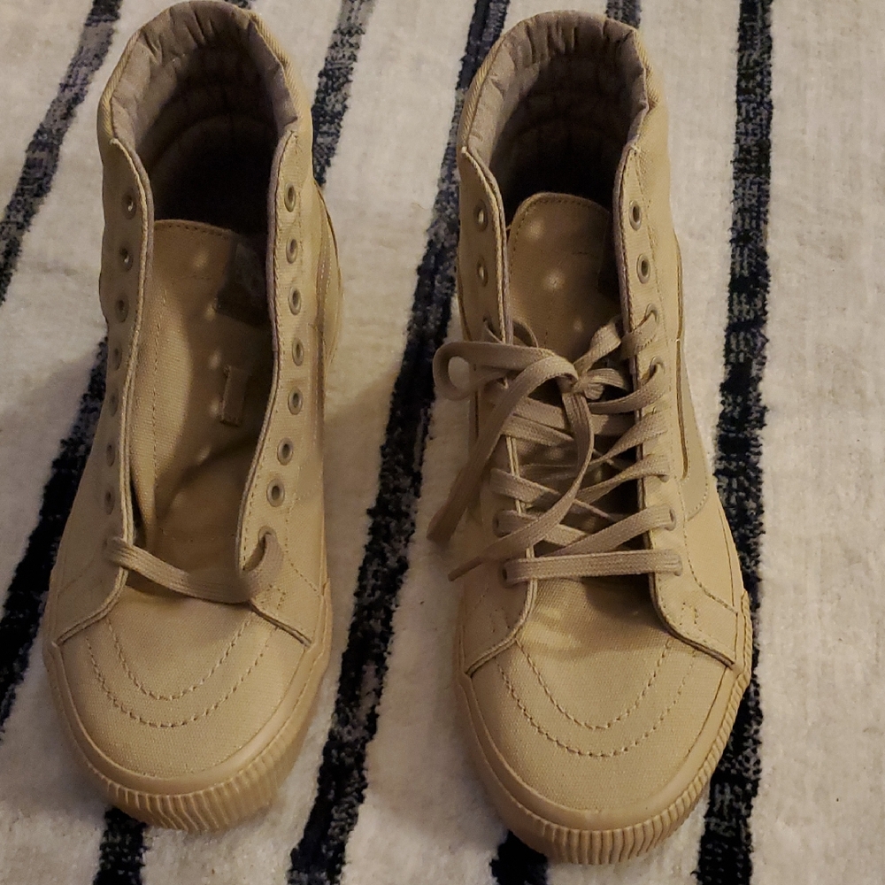 Vans Sk8-Hi Khaki Men's High Top Sneakers